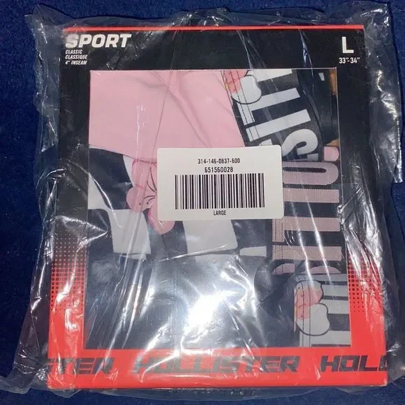 NWT-Hollister Men’s Sport Boxer Brief 3-Pack (Cherry Blossom Collection & Print) - Picture 3 of 6